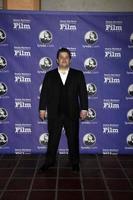 Santa Barbara, 3 februari - Patton Oswalt arriveert op de 2012 Sbiff Virtuozen Awards in Arlington Theatre op 3 februari 2012 in Santa Barbara, Ca foto