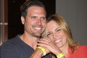 Los Angeles, 15 aug - Joshua Morrow, Kelly Sullivan bij het Young and the Restless fanclub-evenement in het Universal Sheraton Hotel op 15 augustus 2015 in Universal City, ca. foto