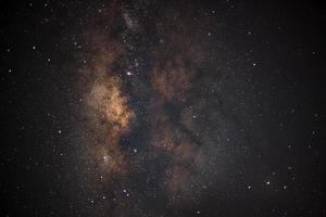 close-up van de Melkweg, lange blootstelling foto, met graan foto