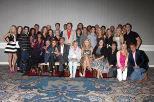 los angeles, 24 aug - young and the restless cast, lee bell, angelica mcdaniel bij het young and restless fanclub diner in het universele sheraton hotel op 24 augustus 2013 in los angeles, ca. foto