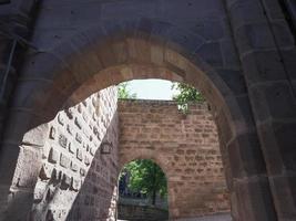 nuernberger burg kasteel in nuernberg foto