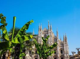 hdr duomo betekenis kathedraal in milaan foto