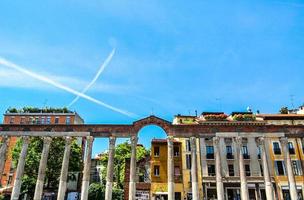 hdr colonne di san lorenzo, milaan foto