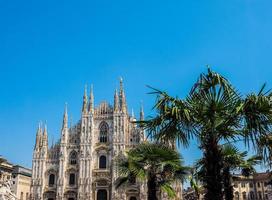 hdr duomo betekenis kathedraal in milaan foto