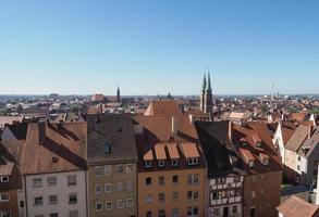 luchtfoto van nuernberg foto