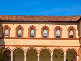 hdr castello sforzesco milaan foto