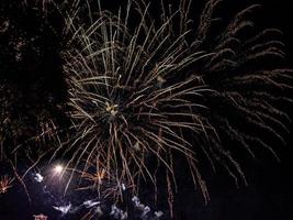 vuurwerk ter ere van de dag van de Bastille op 14 juli in Straatsburg foto