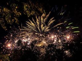 vuurwerk ter ere van de dag van de Bastille op 14 juli in Straatsburg foto