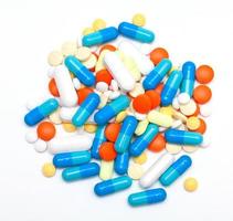 kleurrijke pillen foto