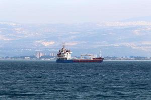 kust van de Middellandse Zee in het noorden van de staat Israël. foto