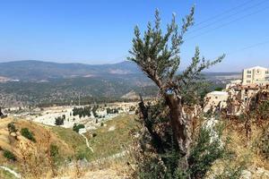 18 november 2018. safed - een stad in het noordelijke district van Israël, heilige steden voor joden, een stad van kabbalisten foto