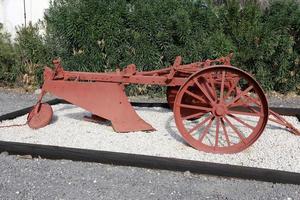 oude landbouwmachines in Israël. foto