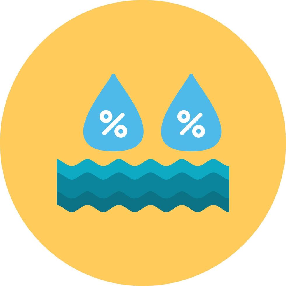 vochtigheid platte cirkel veelkleurig vector