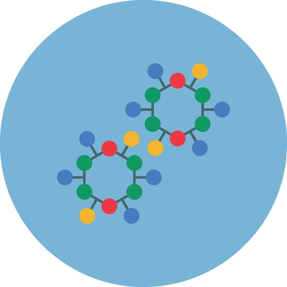 platte cirkel icoon vector