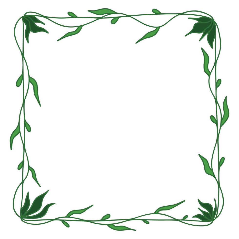 kleur bloem frame. vector illustratie