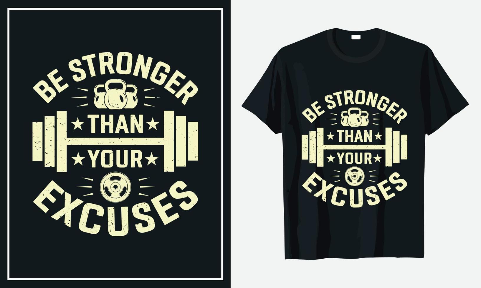 gym fitness dagelijks leven t-shirt ontwerp vector