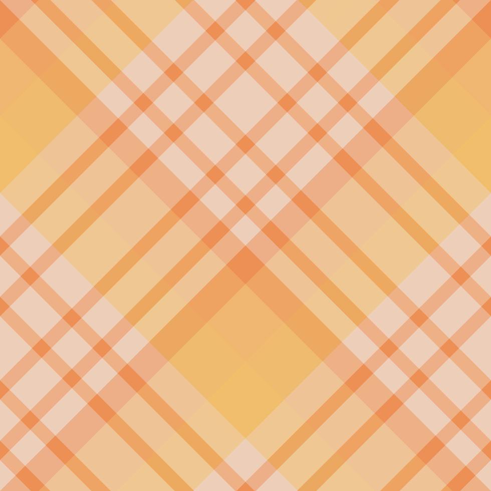 naadloos patroon in prachtige oranje kleuren voor plaid, stof, textiel, kleding, tafelkleed en andere dingen. vector afbeelding. 2