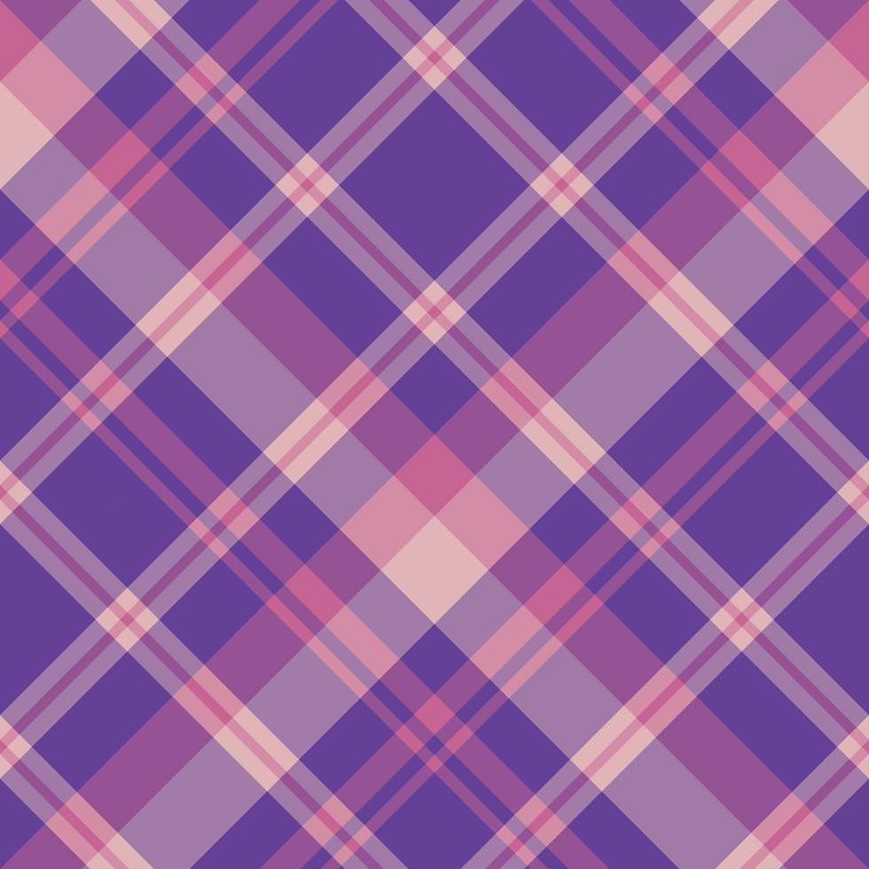 naadloos patroon in prachtige heldere violette en roze kleuren voor plaid, stof, textiel, kleding, tafelkleed en andere dingen. vector afbeelding. 2