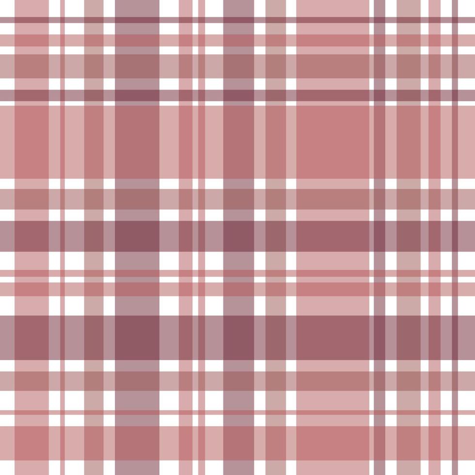 naadloos patroon in schattige warme roze en witte kleuren voor plaid, stof, textiel, kleding, tafelkleed en andere dingen. vector afbeelding. 1