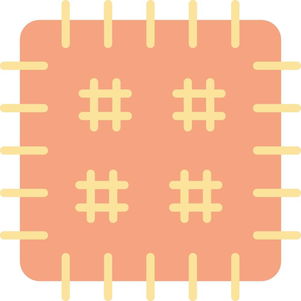 patch plat pictogram vector