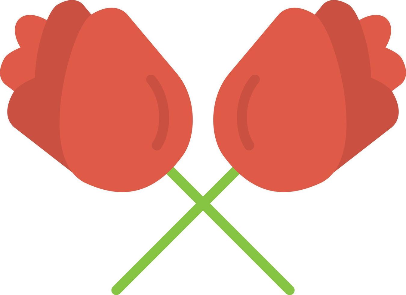 bloem plat pictogram vector