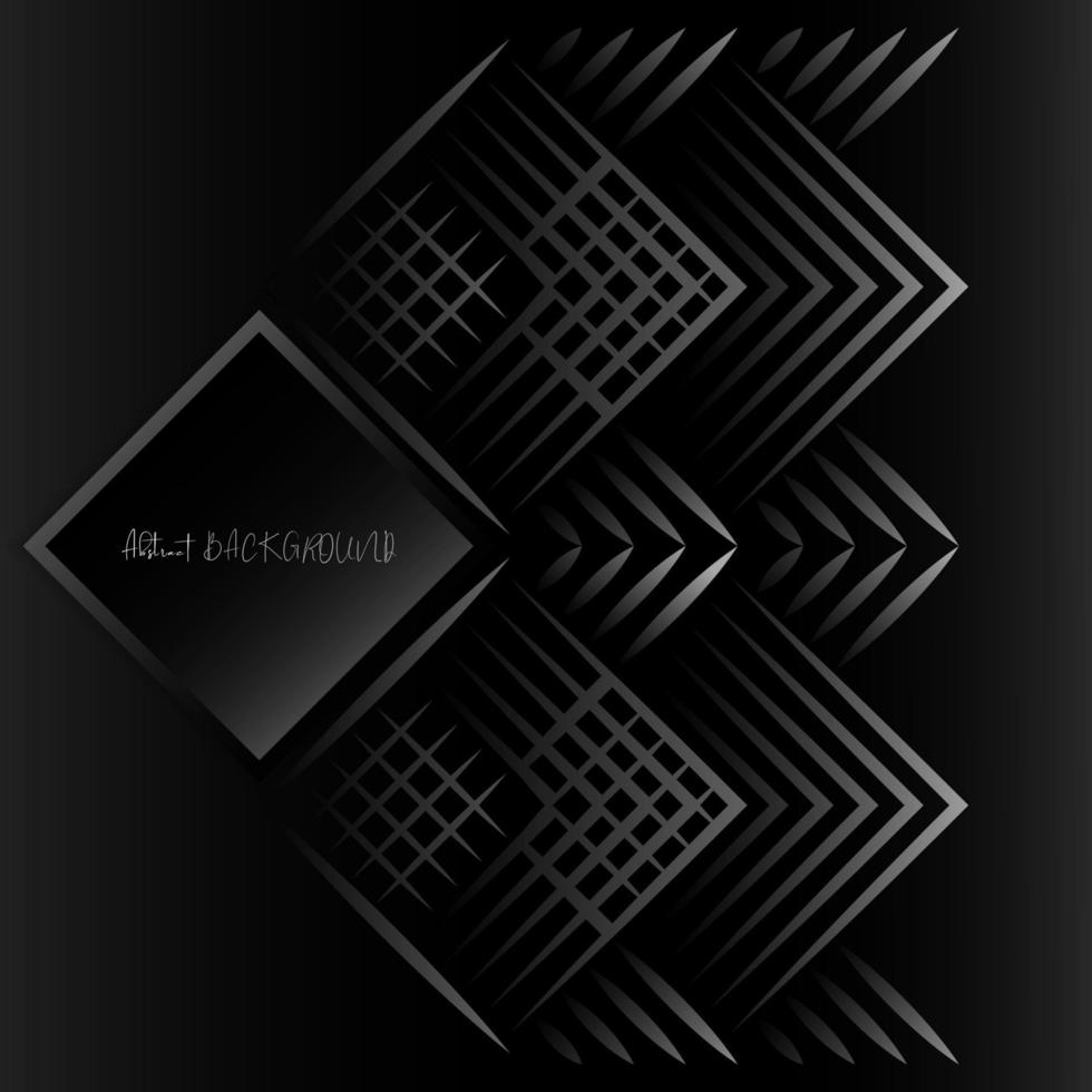 abstracte lijnstijl zwarte achtergrond met kleurovergang vector
