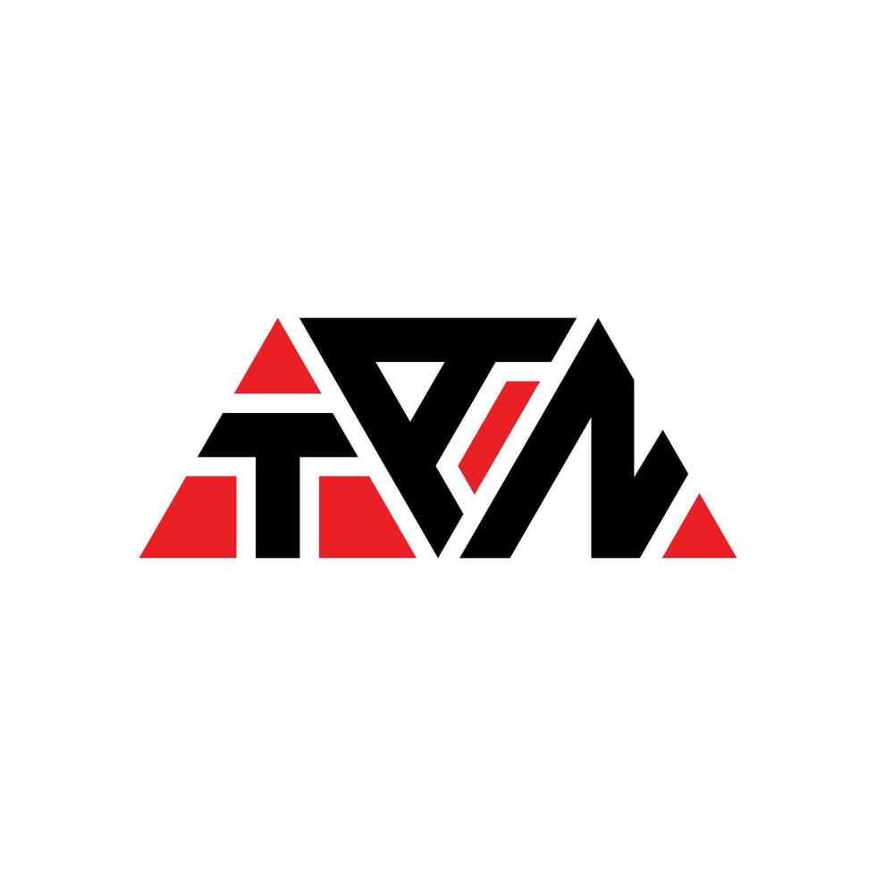 tan driehoek brief logo ontwerp met driehoekige vorm. tan driehoek logo ontwerp monogram. tan driehoek vector logo sjabloon met rode kleur. bruin driehoekig logo eenvoudig, elegant en luxueus logo. bruinen
