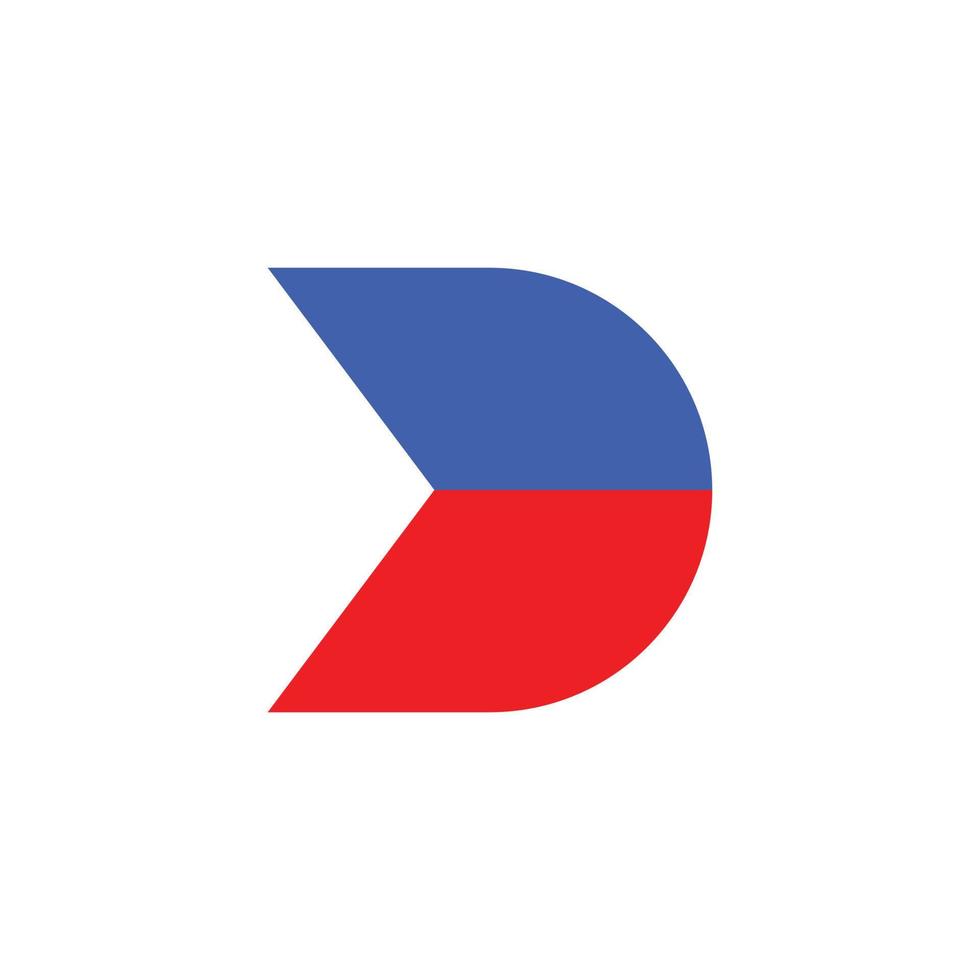 letter d modern logo-ontwerp vector