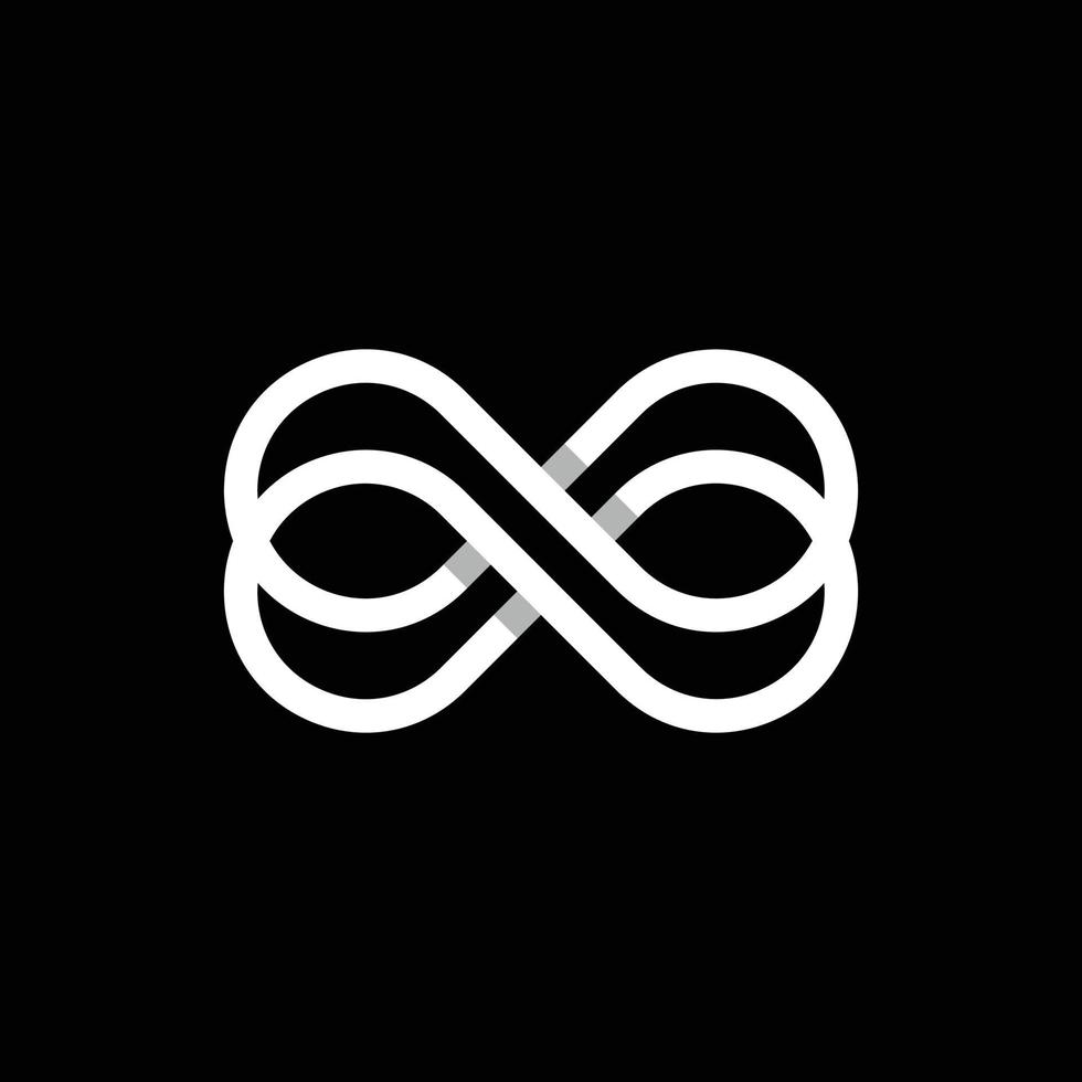 modern infinity loop-logo-ontwerp vector