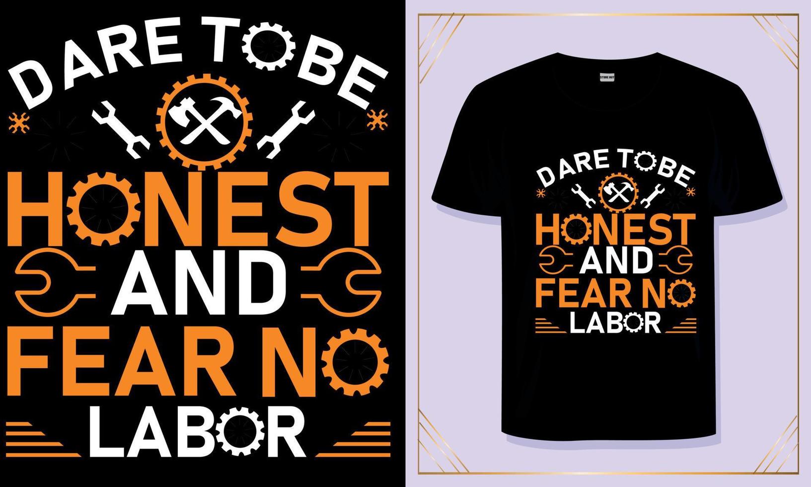 Labor Day t-shirtontwerp voor Labor Day vector