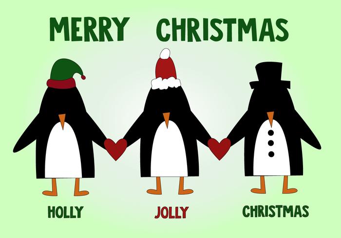Gratis Pinguïn Kerst Vector