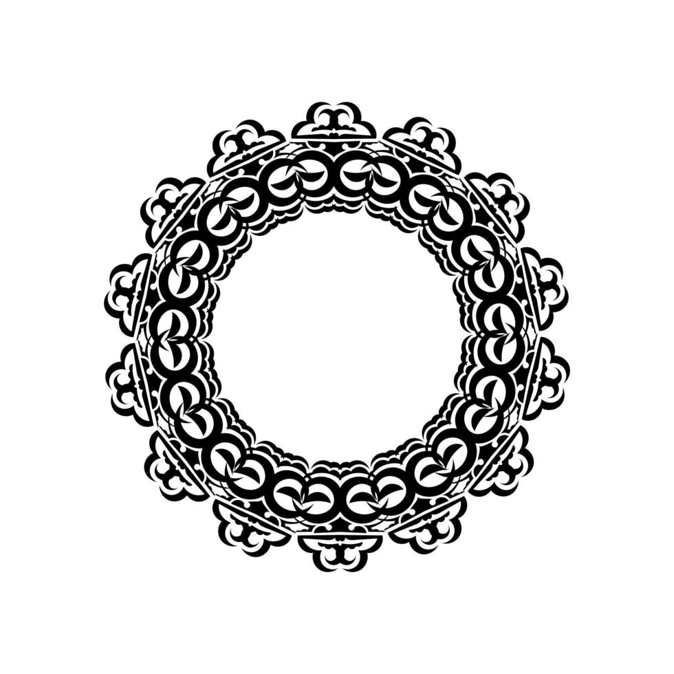decoratief concept abstract indisch mandala-logo. illustratie vector