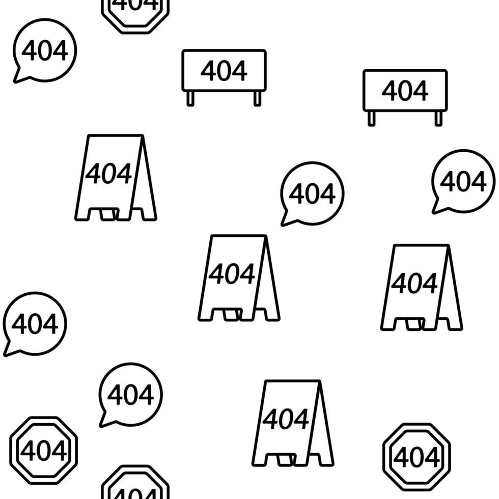 404 http-foutbericht vector naadloos patroon