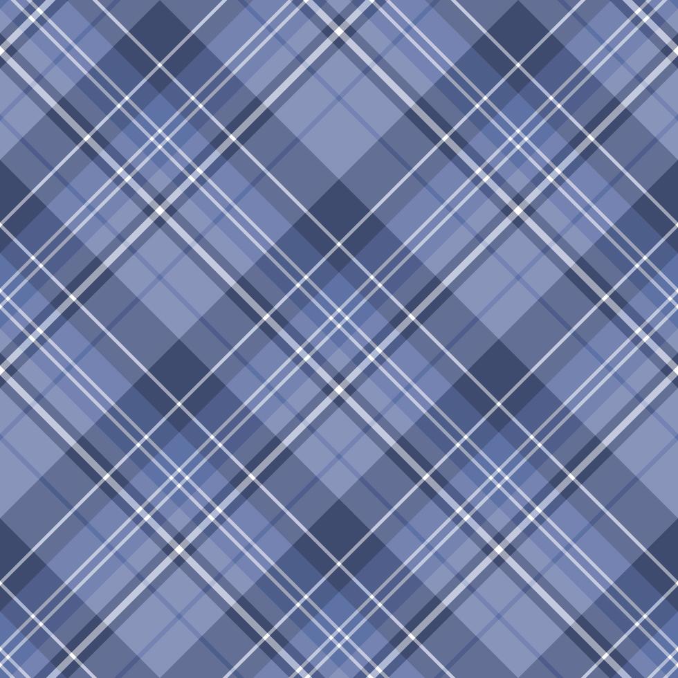 naadloos patroon in fascinerende discrete donkerblauwe en witte kleuren voor plaid, stof, textiel, kleding, tafelkleed en andere dingen. vector afbeelding. 2