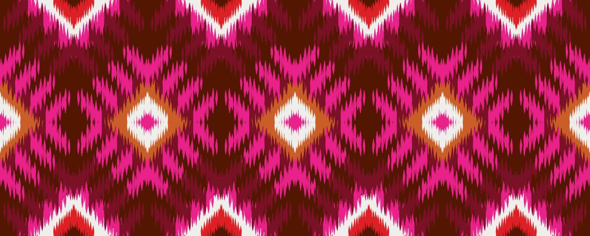 etnische abstracte rood roze. naadloze geometrische patroon in tribal, folk borduurwerk, Azteekse geometrische kunst ornament print. ontwerp voor tapijt, behang, kleding, verpakking, stof, hoes. vector