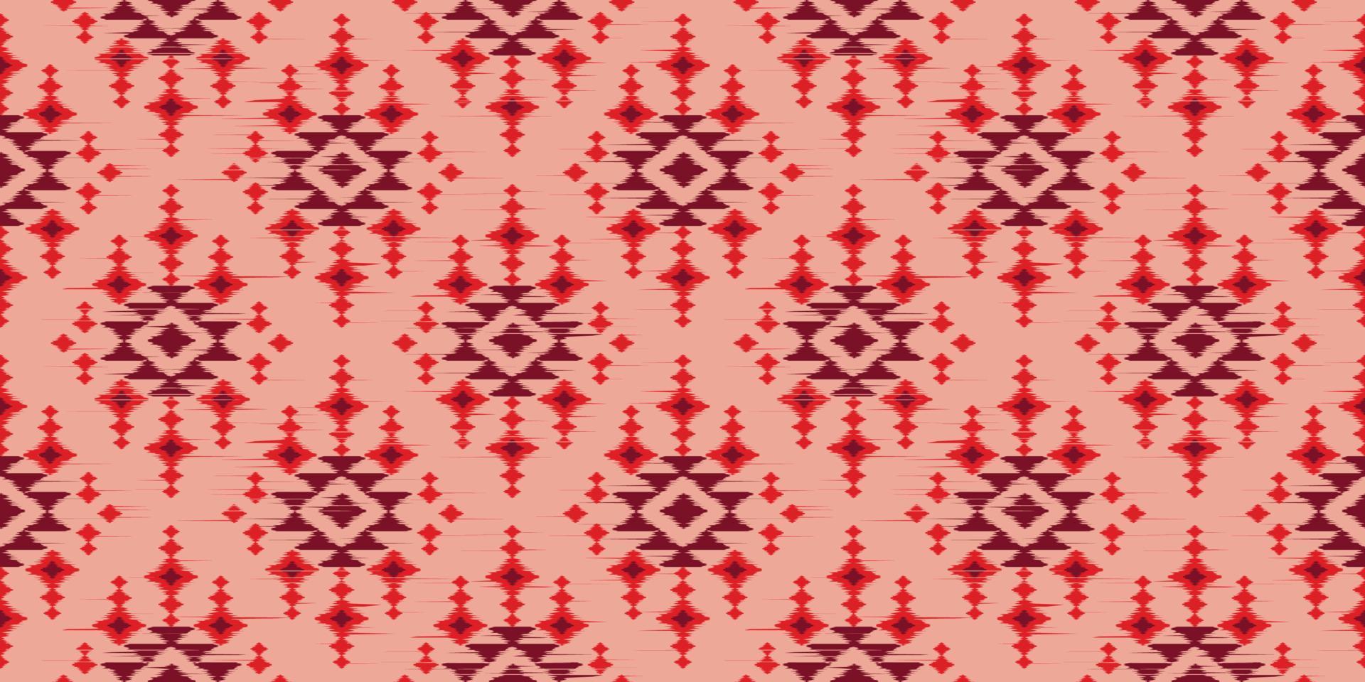 etnische abstracte rood roze. naadloze geometrische patroon in tribal, folk borduurwerk, Azteekse geometrische kunst ornament print. ontwerp voor tapijt, behang, kleding, verpakking, stof, hoes. vector