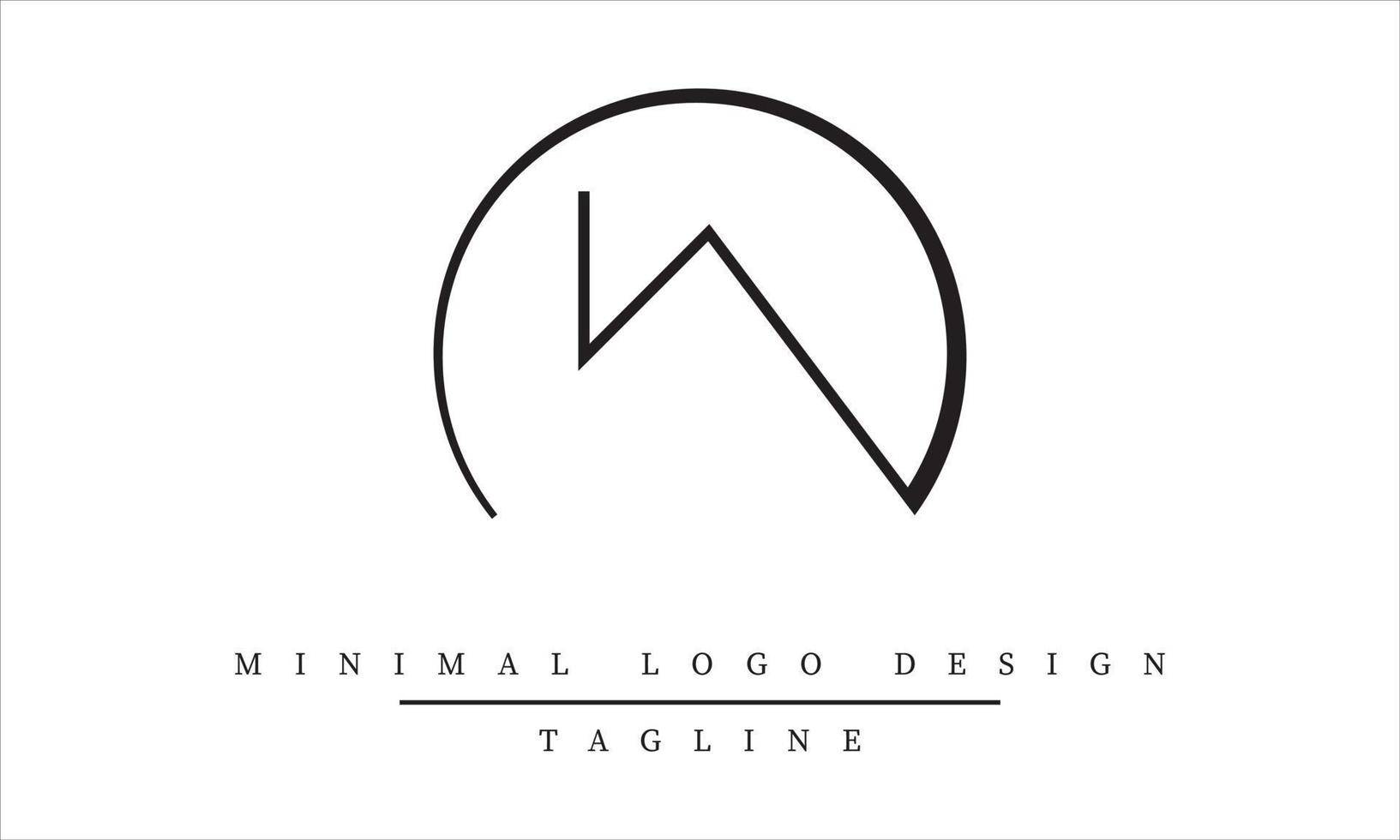 ia of ai minimale logo-ontwerpvector vector