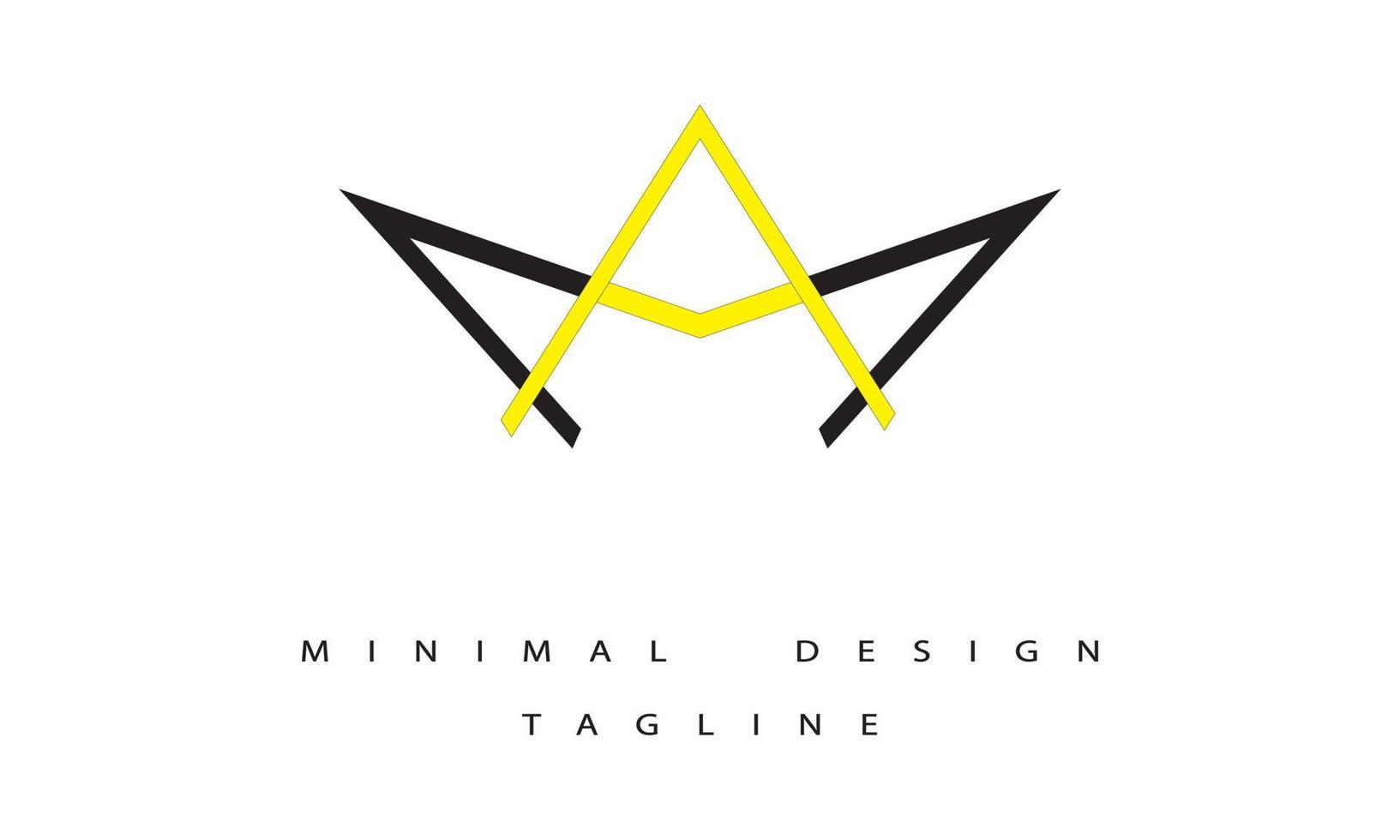 ben of ma minimaal logo vector
