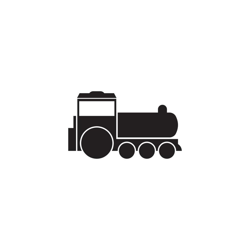 trein pictogram vector illustratie sjabloonontwerp