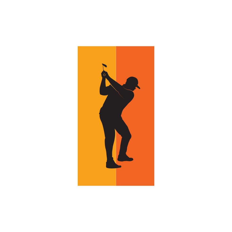 golf pictogram vector illustratie sjabloonontwerp