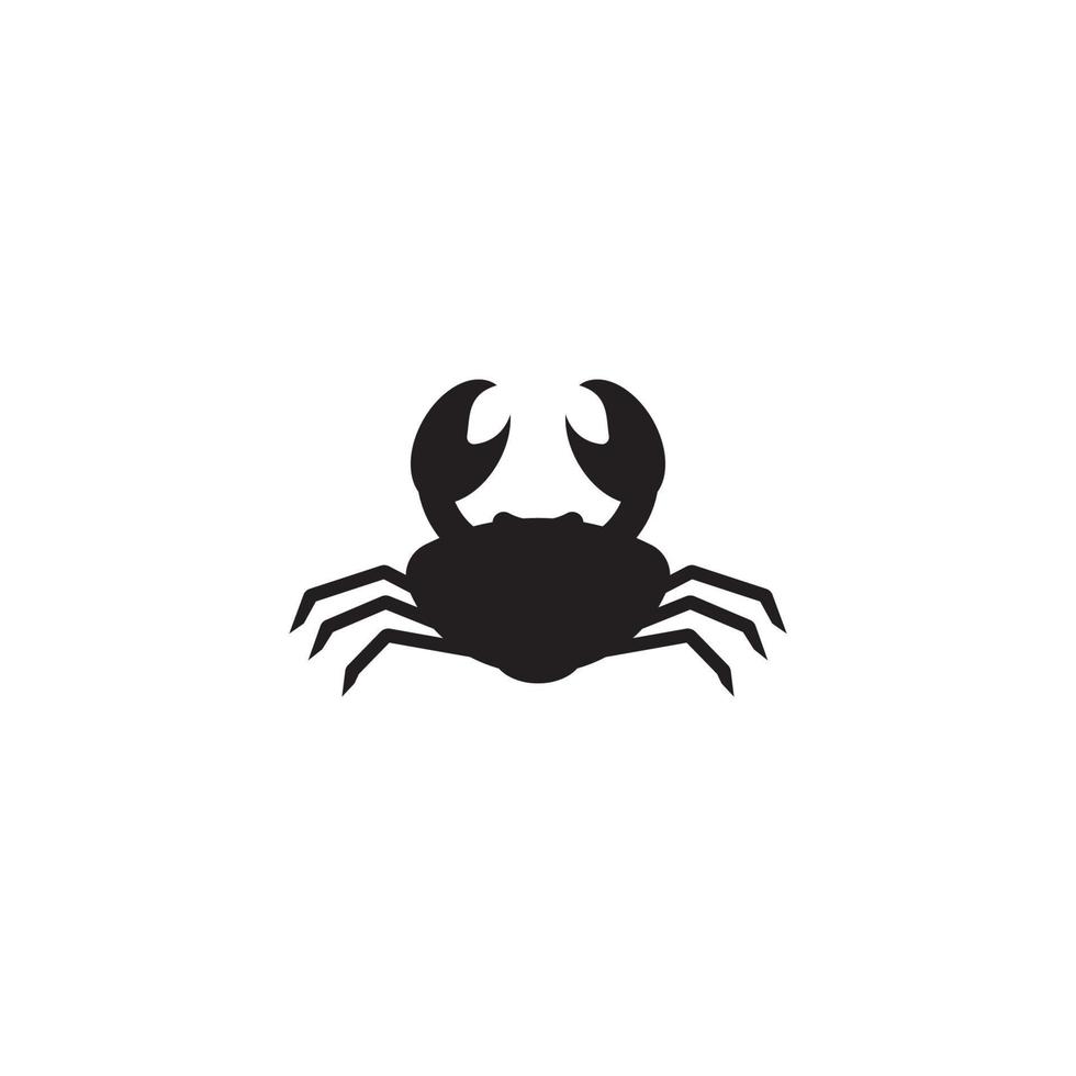 krab pictogram vector illustratie sjabloonontwerp