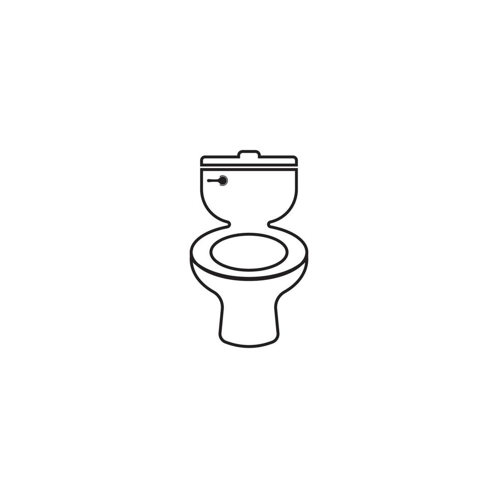 toilet pictogram vector illustratie sjabloonontwerp