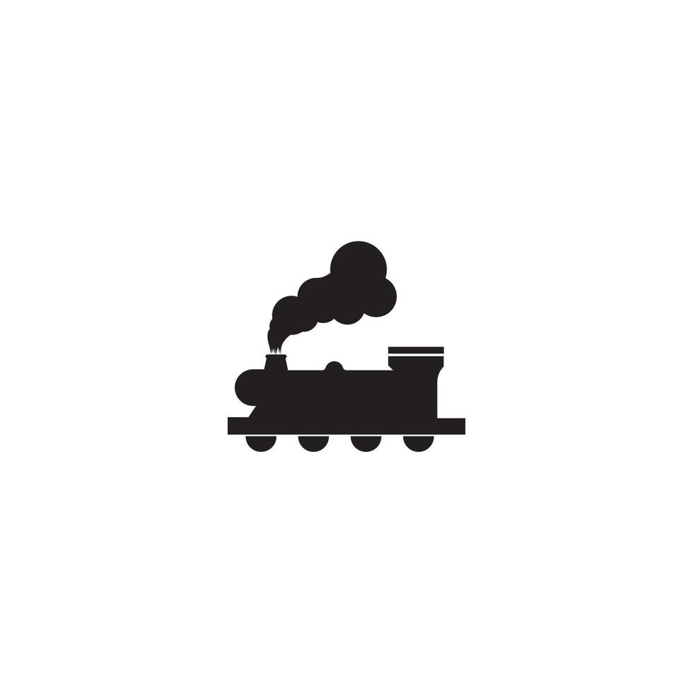 trein pictogram vector illustratie sjabloonontwerp