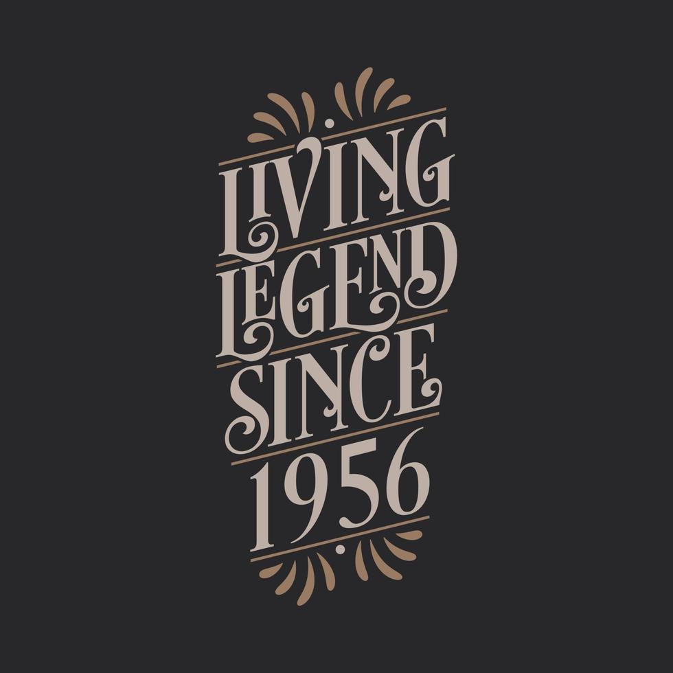 levende legende sinds 1956, 1956 verjaardag van de legende vector