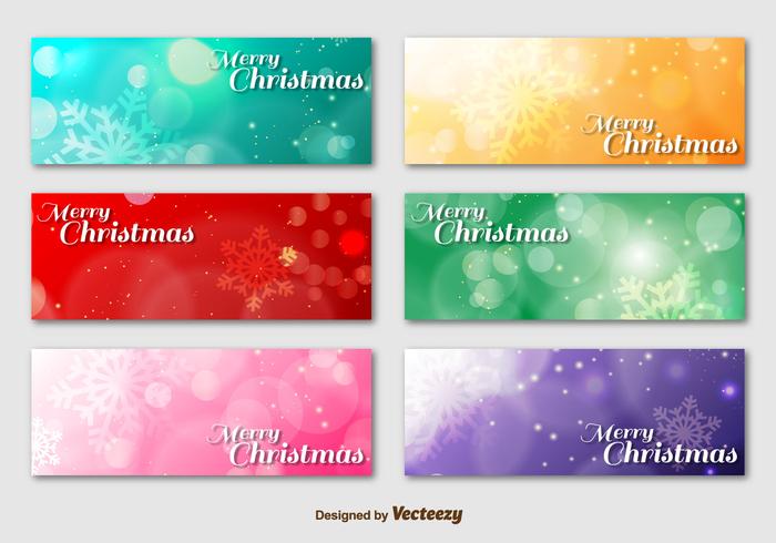 Vrolijke Kerstmis Achtergrond Banner vector