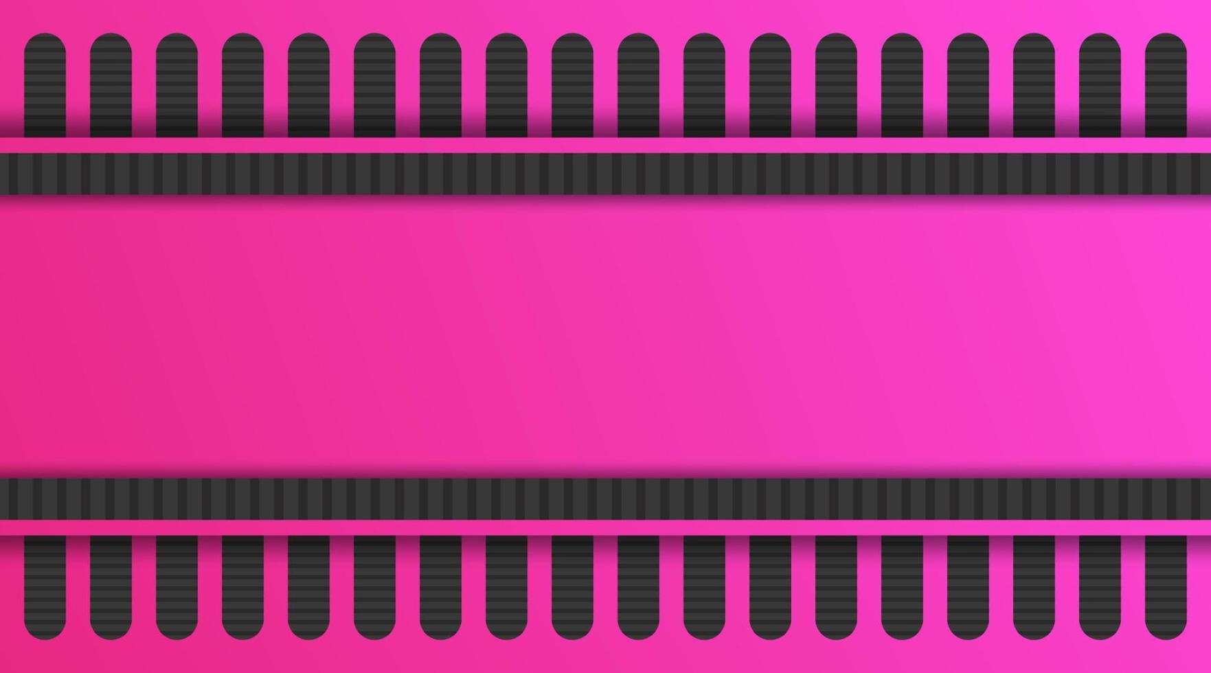eenvoudige achtergrond abstract, zwart en roze vector