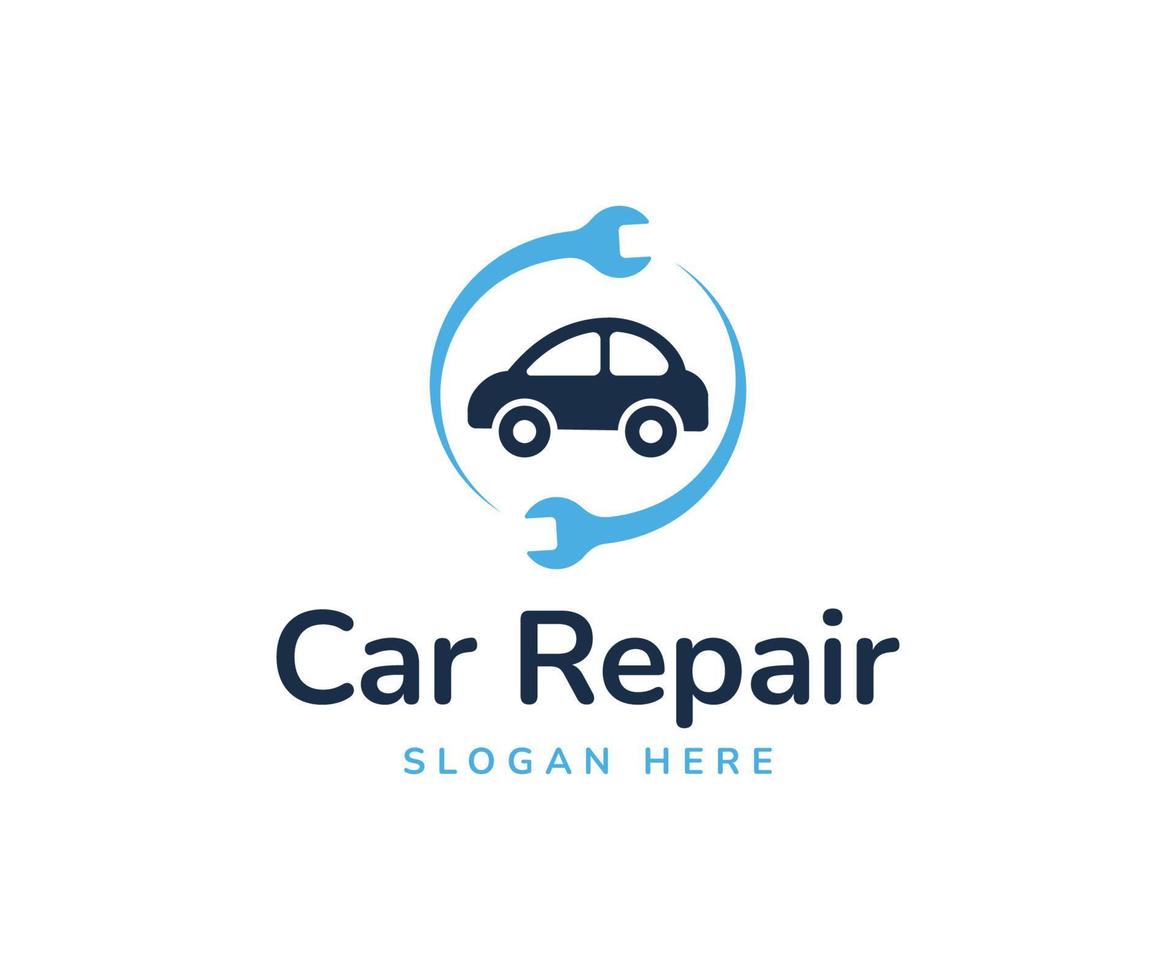 auto reparatie logo. auto reparatie logo sjabloon vector