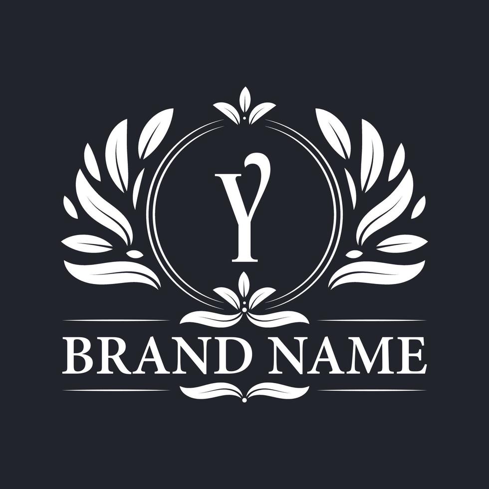 alfabet y luxe logo ontwerpsjabloon. vector