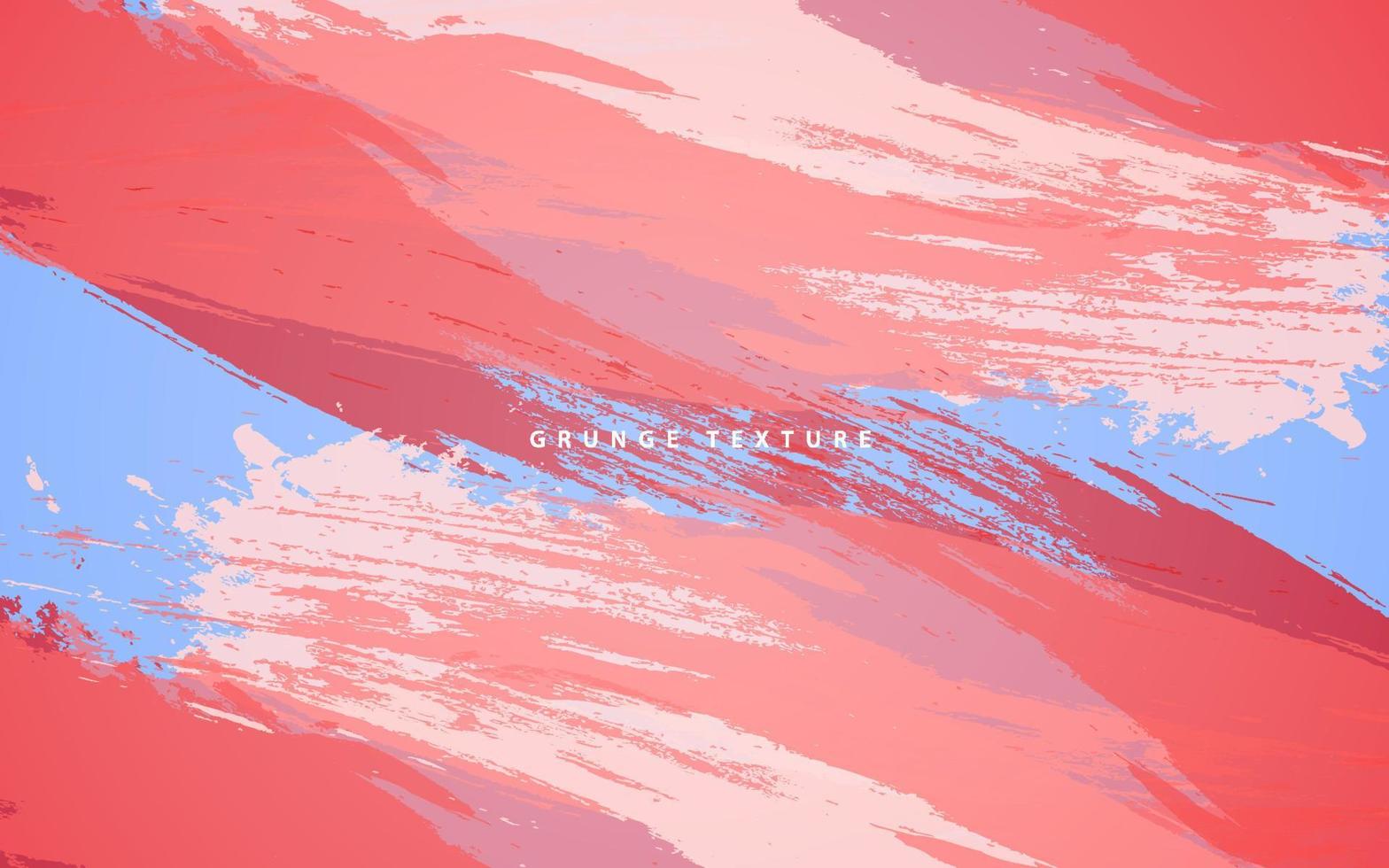 abstracte grunge textuur blauw roze kleur achtergrond vector