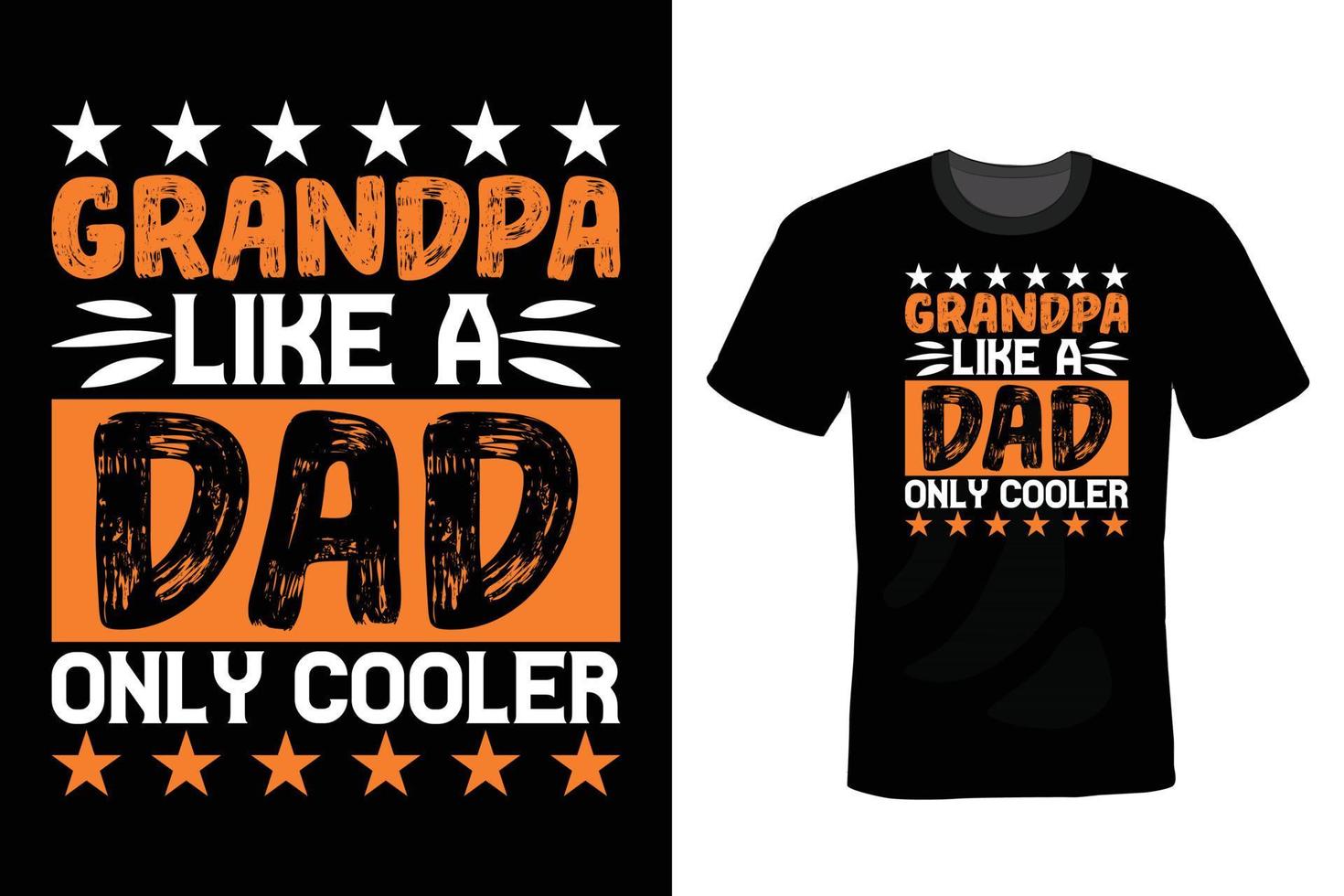 grootvader t-shirtontwerp, vintage, typografie vector